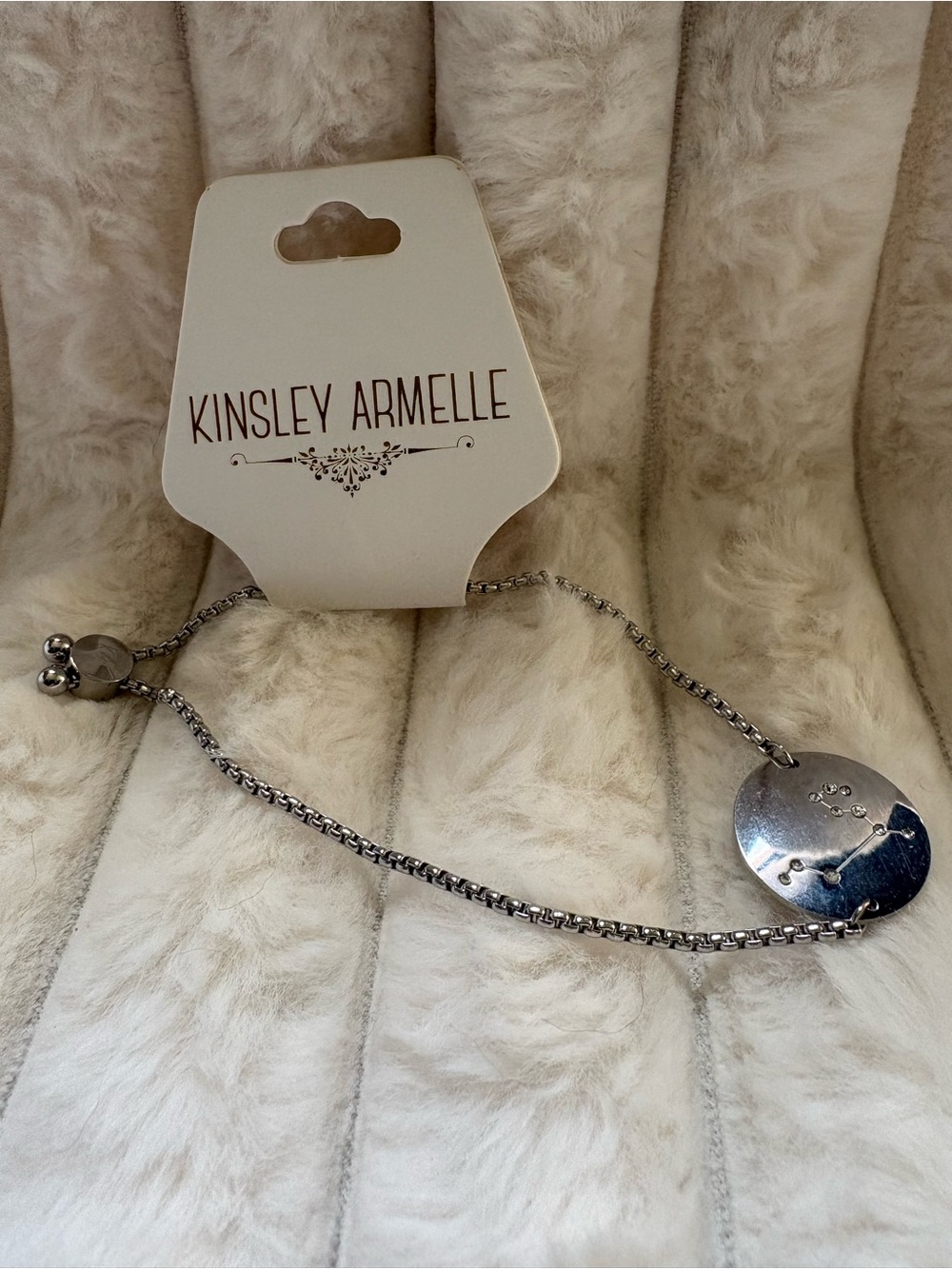 Kinsley Armelle LEO Silver Constellation Pendant Bracelet